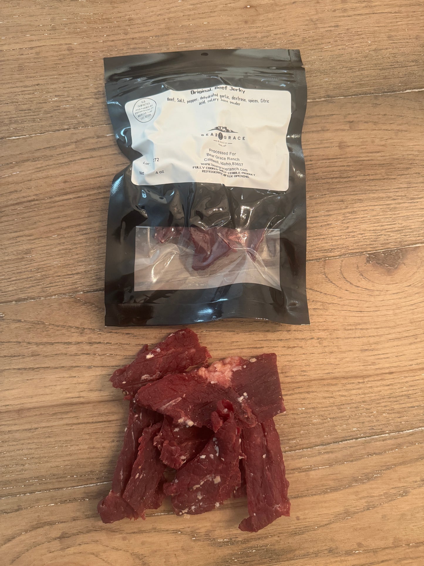 Beef Jerky Original Flavor 4 oz.